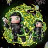 MEGA Space Molly 400% Rick and Morty, 11.61 Inch Height