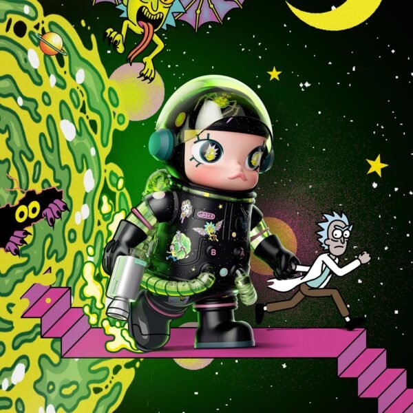 MEGA Space Molly 400% Rick and Morty, 11.61 Inch Height